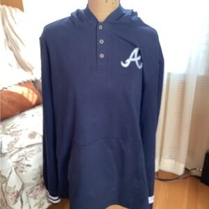 Baseballisms Navy Blue Shirt Jacket
